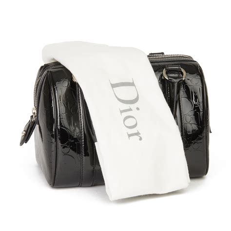 dior black patent boston bag|dior handbags for sale.